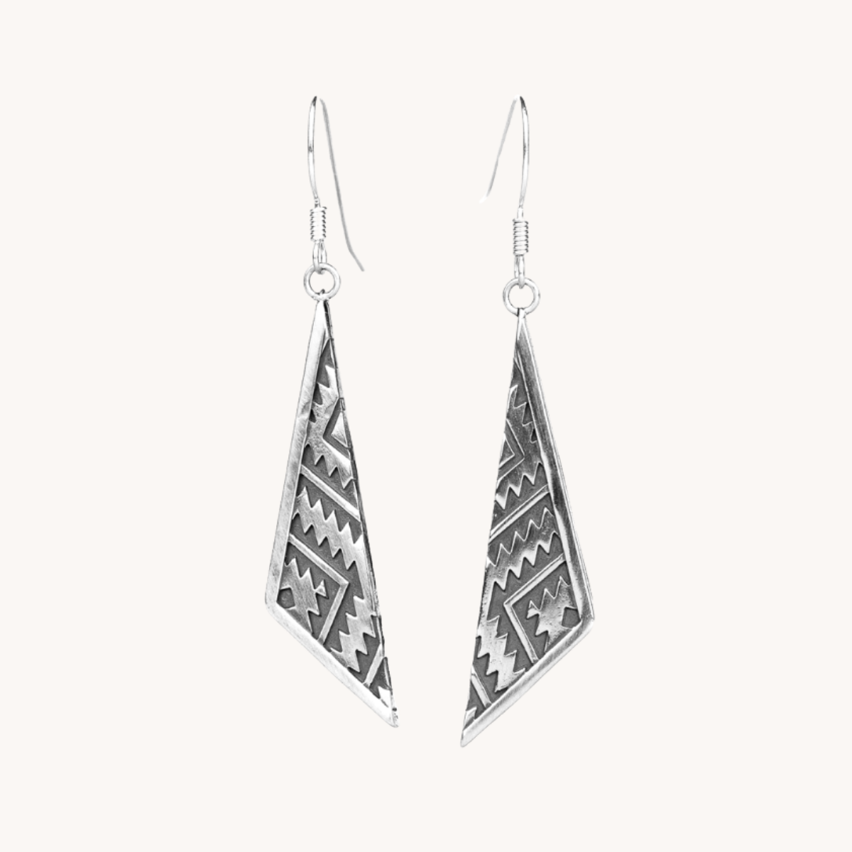 SkyWeaver: Trendy Triangle Dangle Earrings for Women - Lightweight Geometric Boho Jewelry for Everyday Wear & Special Occasions