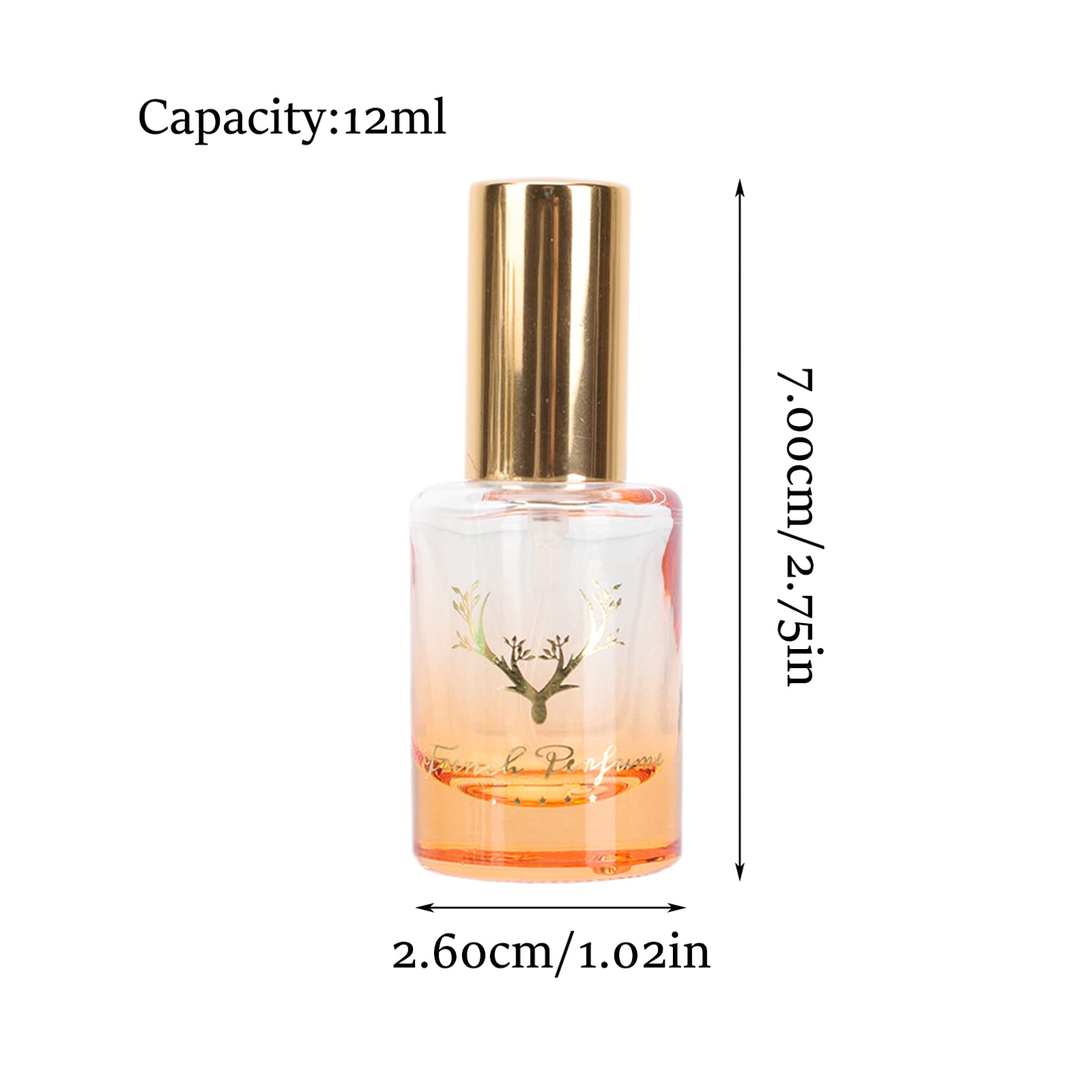 HEALLILY 4 Pack Refillable Perfume Spray Bottles - Travel Size Empty Cosmetic Containers for Fragrance, Cleaning Solutions & Essential Oils - Perfect for Travel, Gym, Home & Office Use