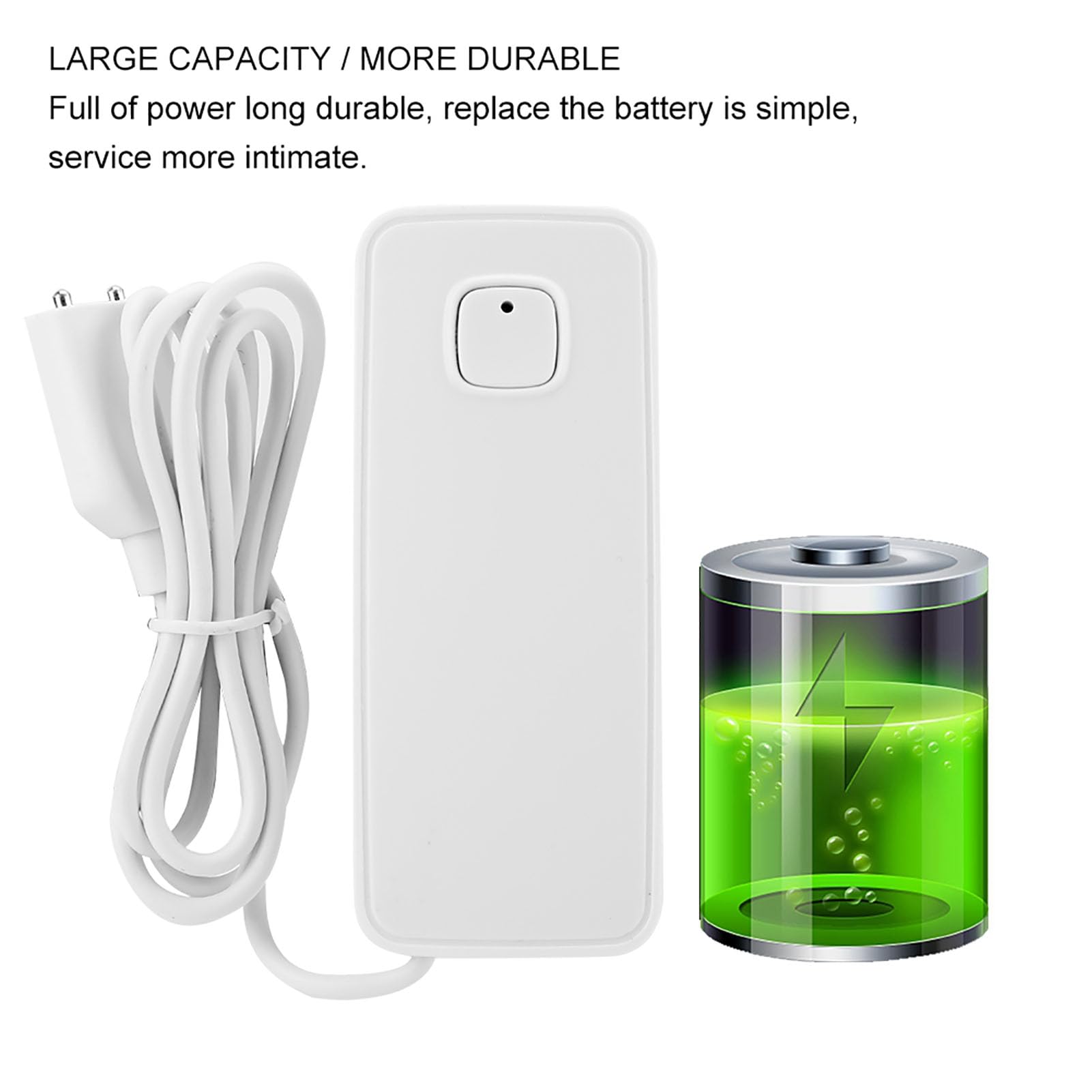 Smart Water Leak Detector with APP Alerts - Wireless Flood Sensor for Home & Basement | Early Leakage Detection for Pipes, Water Heaters & Appliances | Ideal for Smart Homes & Vacation Properties