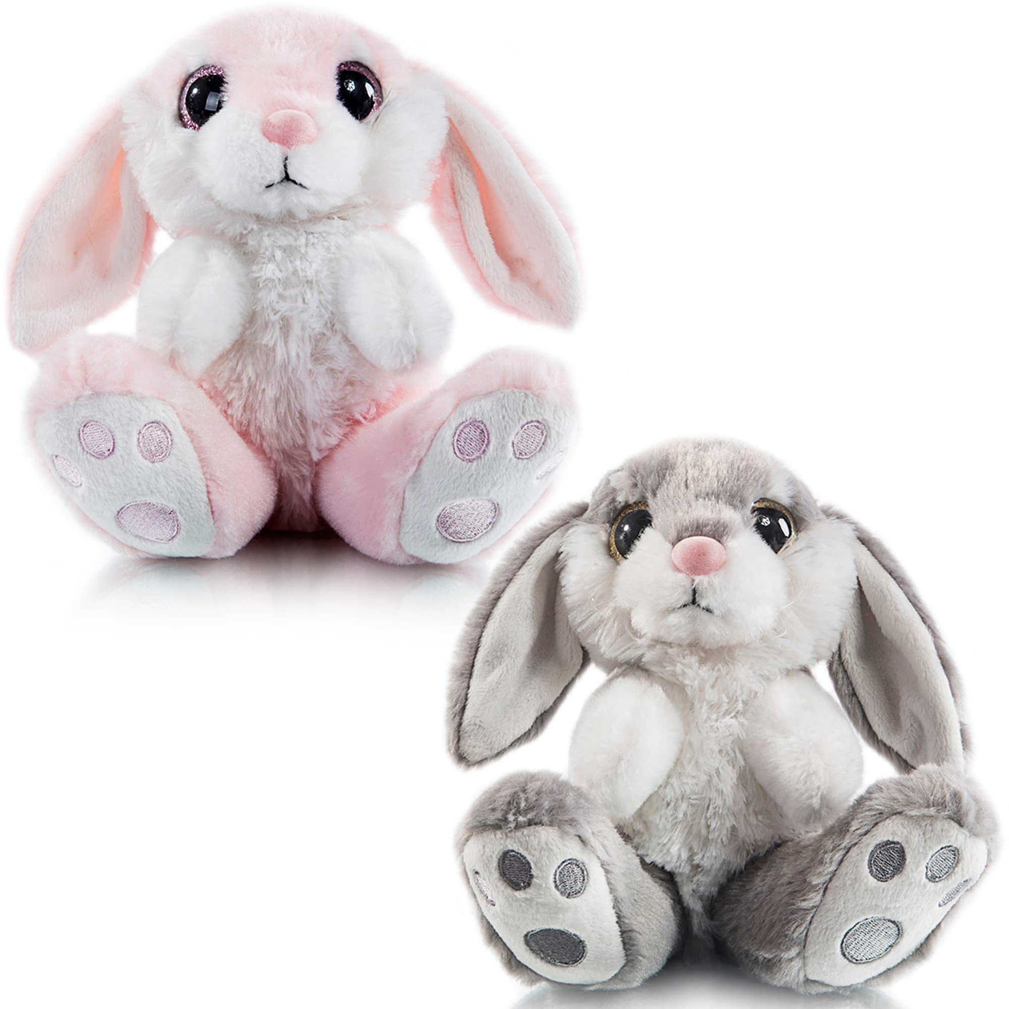 OLi Easter Bunny Stuffed Animal - Pack of 2 Soft 7