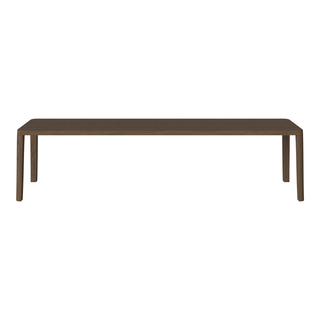 Michael H Nielsen Graceful Bench by Bolia - Modern Scandinavian Wooden Bench for Living Room, Bedroom, or Entryway