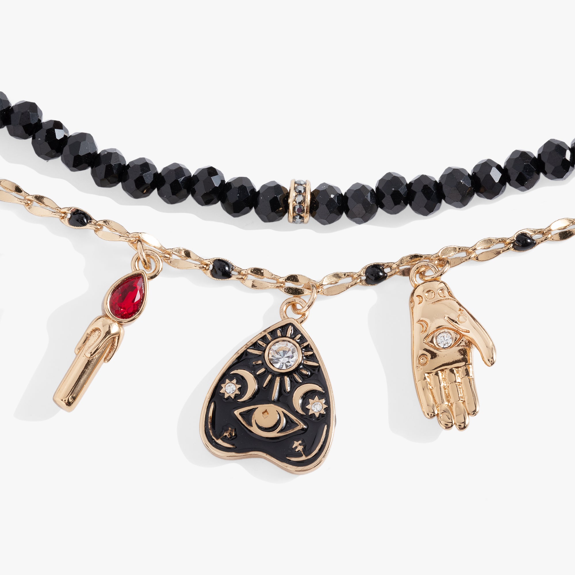 Divination Charm Bracelet - Handmade Spiritual Jewelry for Wicca, Meditation & Energy Healing | Perfect for Psychic Readings, Rituals & Positive Vibes