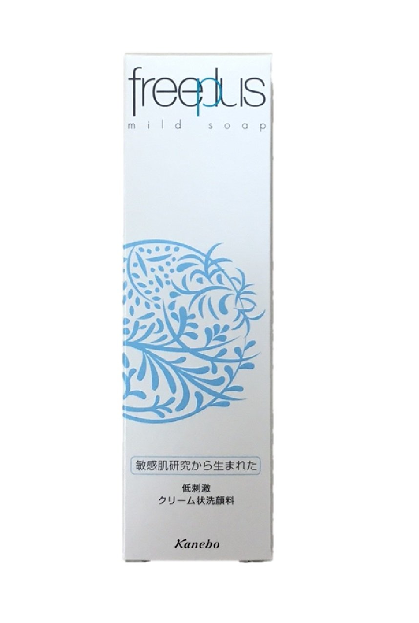 Kanebo Freeplus Mild Soap Face Wash 100g - Gentle Cleanser for Sensitive Skin | Daily Facial Cleansing & Makeup Removal