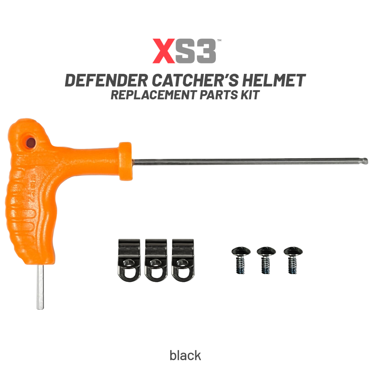 FORCE3 Helmet & Mask Replacement Parts Kit - Compatible with FORCE3 Sports Gear - Perfect for Lacrosse, Hockey & Football Players