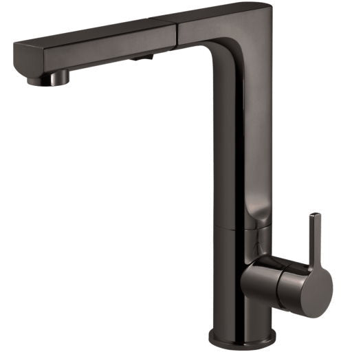 Hamat STPO 2000 OB Oil Rubbed Bronze Dual Function Pull Out Kitchen Faucet - High Arc Spray & Stream for Washing Dishes, Pots & Vegetables