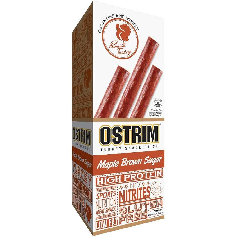 Ostrim Sticks - Premium Ostrich Meat Snacks | High Protein, Low Fat, Gluten-Free | Perfect for Keto, Paleo & Healthy On-the-Go Snacking