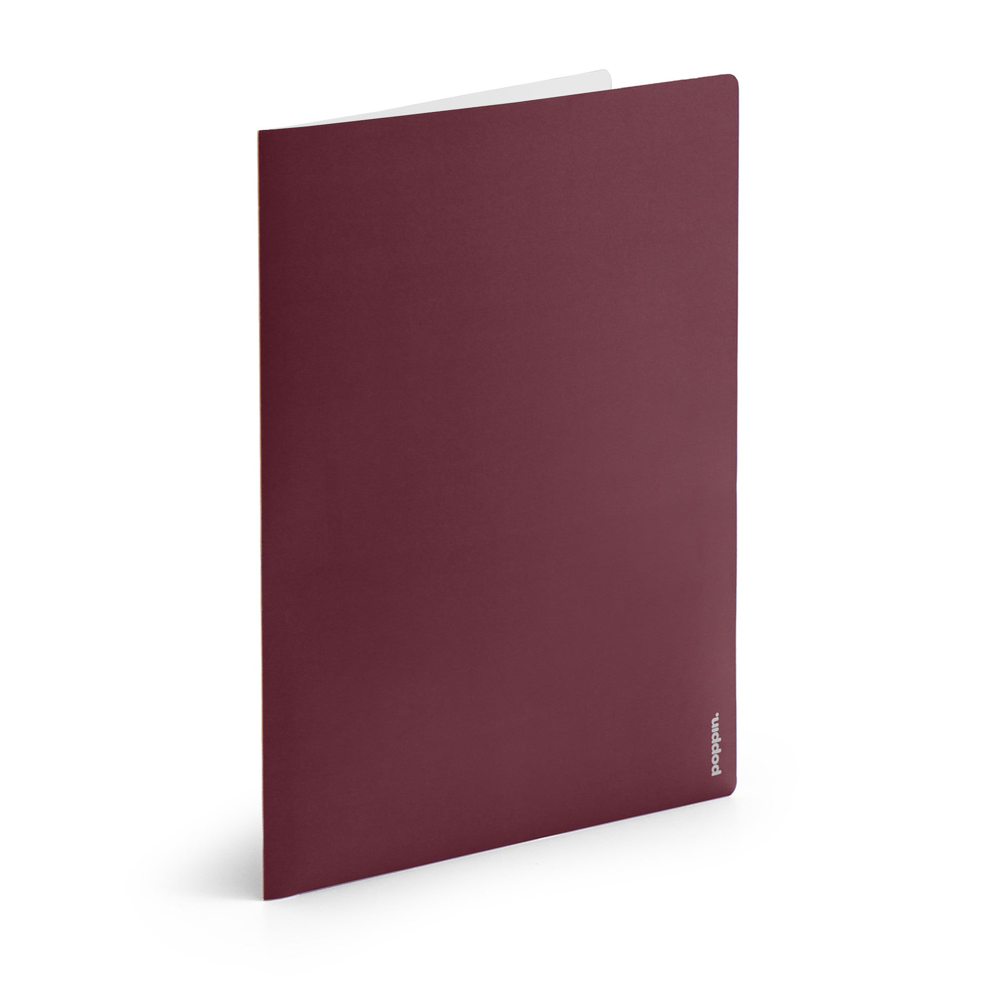 2 Pocket Poly Folder - Durable Plastic File Folders for School, Office & Home Organization - Perfect for Documents, Papers & Homework Assignments