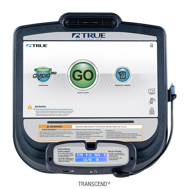 TRUE Fitness CS400 Elliptical Machine - Low Impact Cardio Trainer for Home Gym, Full Body Workout Equipment | Perfect for Small Spaces & Apartment Fitness