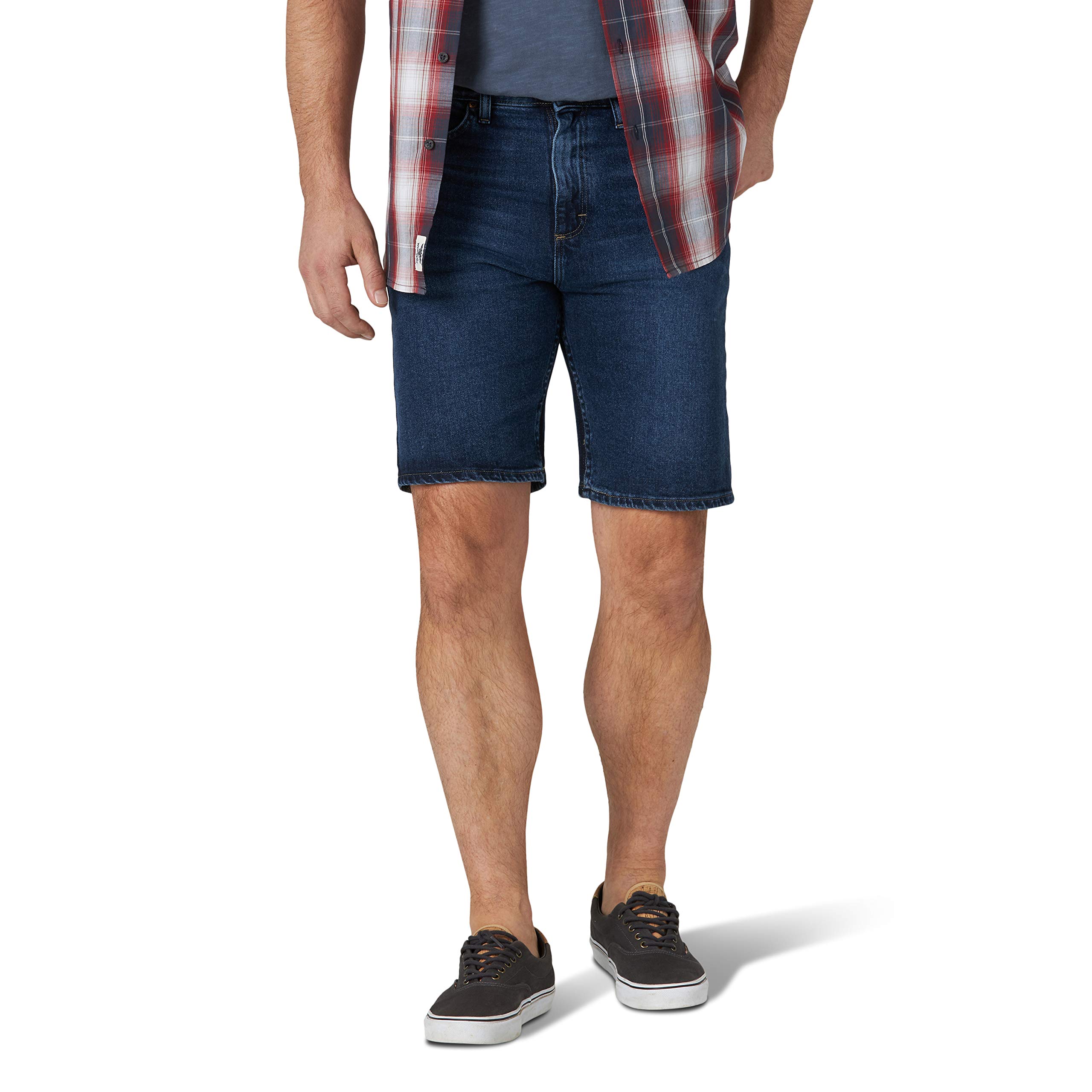 Wrangler Authentics Men's Comfort Flex Waistband Shorts - Stretchable & Breathable Casual Shorts for Outdoor Activities, Hiking, and Summer Wear