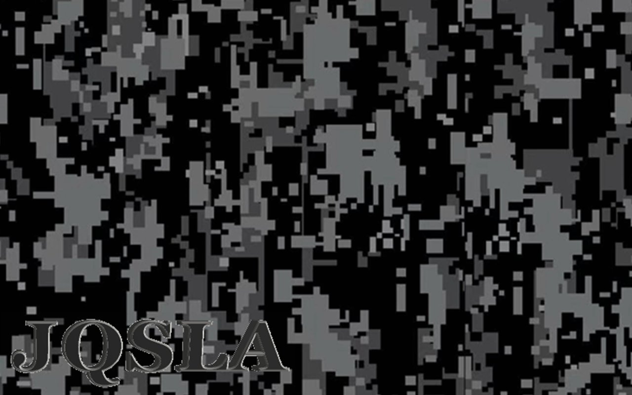 Premium Digital Black Gray Camouflage Vinyl Car Wrap Decal Film - 108