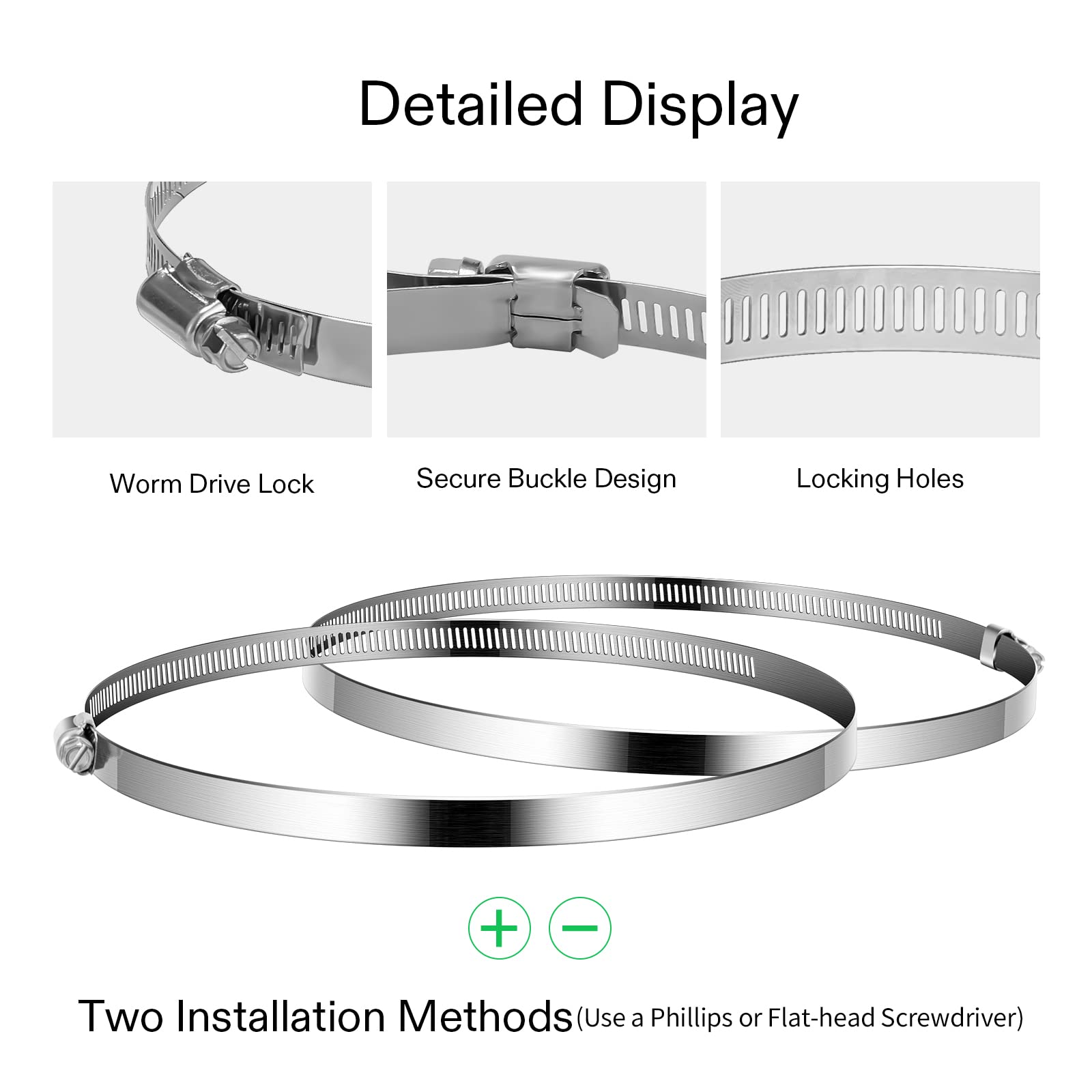 VIVOSUN 6 Inch Inline Duct Fan with Stainless Steel Clamps - High CFM Ventilation Fan for Grow Tents, Hydroponics & Indoor Air Circulation - Quiet & Durable HVAC Exhaust Fan System