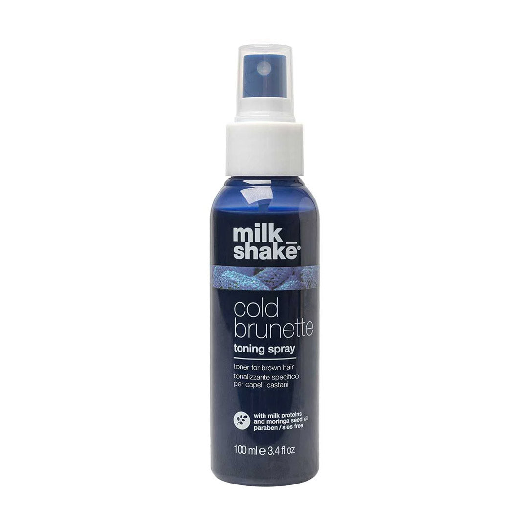 Cold Brunette Toning Spray for Hair - 100ml Milk_shake Color Enhancing Treatment | Perfect for Brunettes to Refresh & Maintain Cool Tones Between Salon Visits