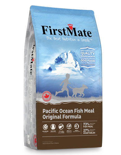 FirstMate Grain-Free & Gluten-Free Pacific Ocean Fish Formula Dry Dog Food - All Life Stages, 3 Sizes (Puppy, Adult, Senior) - Perfect for Sensitive Stomachs & Skin Allergies