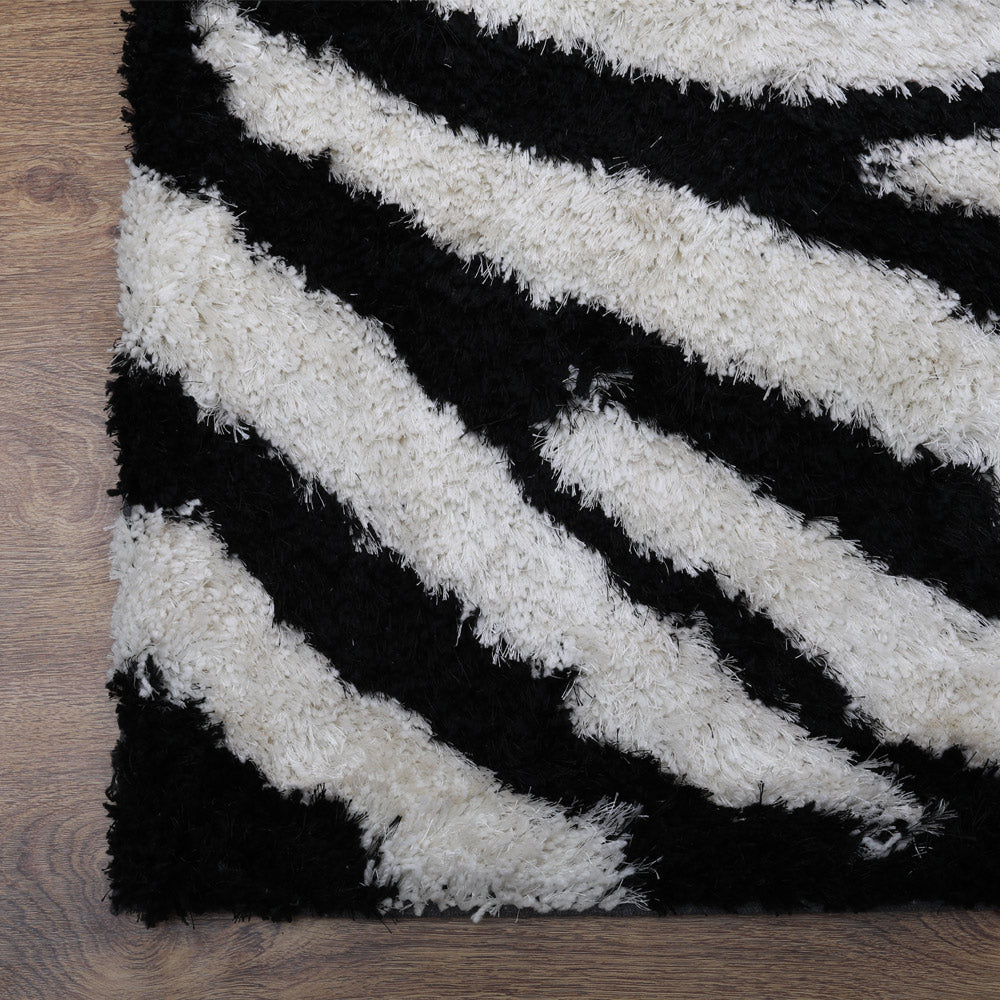 Queen's Cup Hand Tufted Wool Area Rug - Soft & Durable Non-Slip Living Room Carpet for Bedroom, Nursery & Home Decor