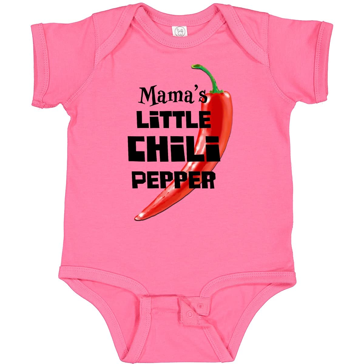 Inktastic Mama's Little Chili Pepper Baby Bodysuit - Cute Infant Onesie for Boys & Girls | Perfect for Family Photos, Holidays & Everyday Wear