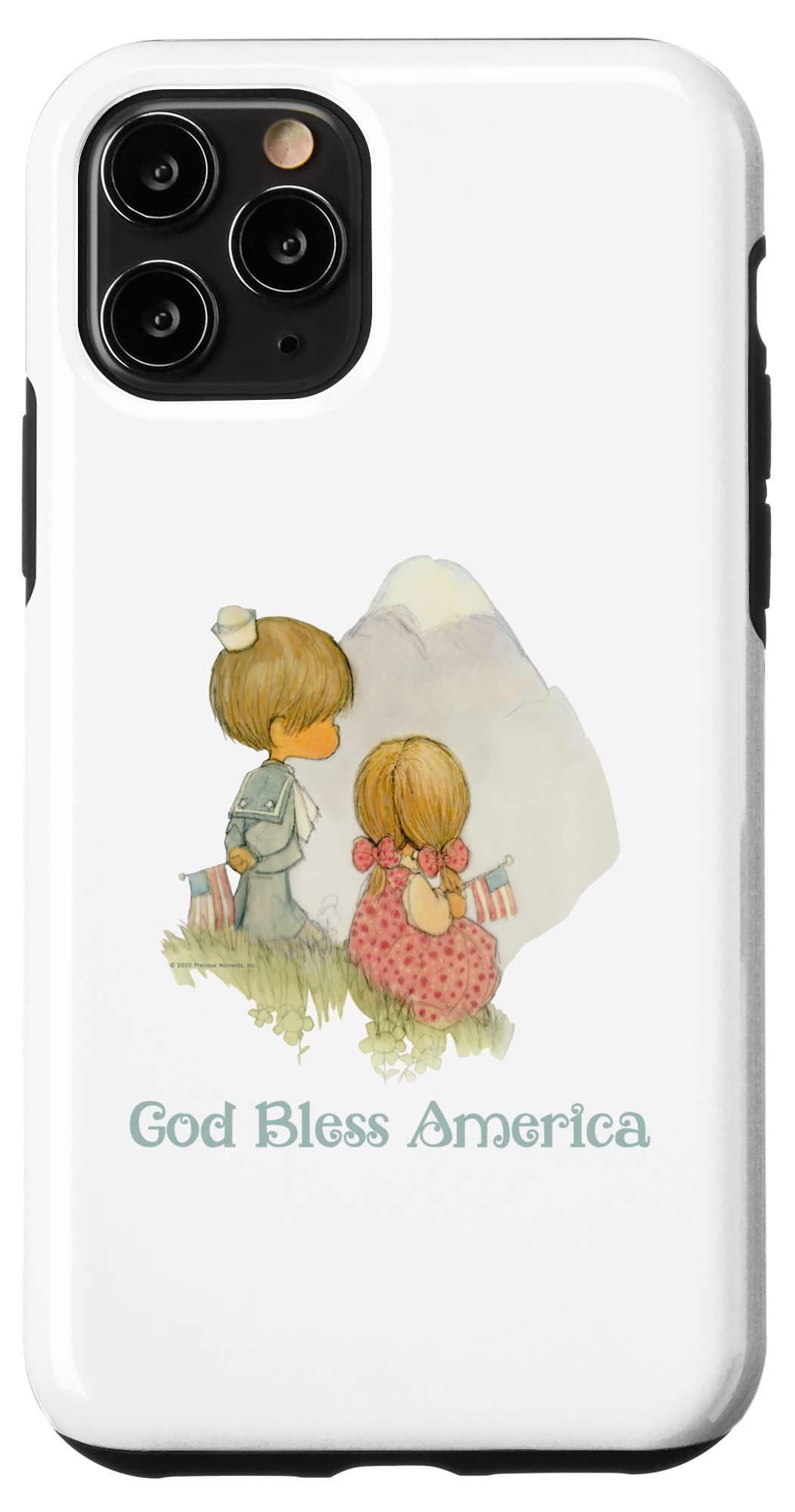 iPhone 11 Pro Case - God Bless America Design - Premium Protective Phone Cover for iPhone 11 Pro - Perfect for Patriotic Americans, Independence Day, Memorial Day & Everyday Use