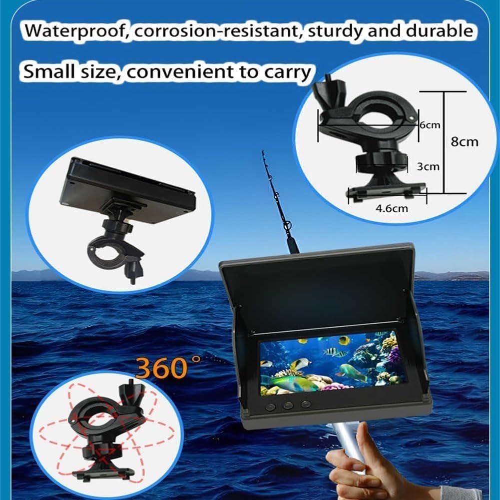 **Colitt 5in Underwater Fishing Camera with Infrared Night Vision - Portable Fish Finder with 164ft Cable, Waterproof Fishing Monitor for Ice Lake & Deep Sea Fishing - Perfect for Night Fishing & Low Visibility Conditions**