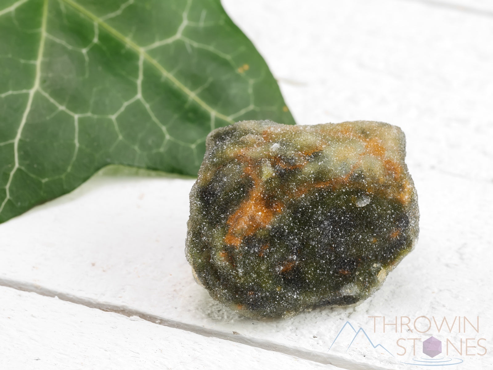 Raw Chrome Chalcedony Crystal Druzy - Natural Healing Stones, Metaphysical Rocks & Minerals for Home Decor, Meditation & Energy Work - E0937