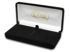 Black Velvet Hinged Hard Case for Pocket Knives - Premium Storage Box for Collectible Knives, Perfect for Display, Gifting & Protection