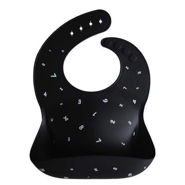 Mushie Silicone Baby Bib - Soft, Durable & Easy Clean Feeding Bib for Infants & Toddlers - Perfect for Mealtime, Snacks & Messy Play