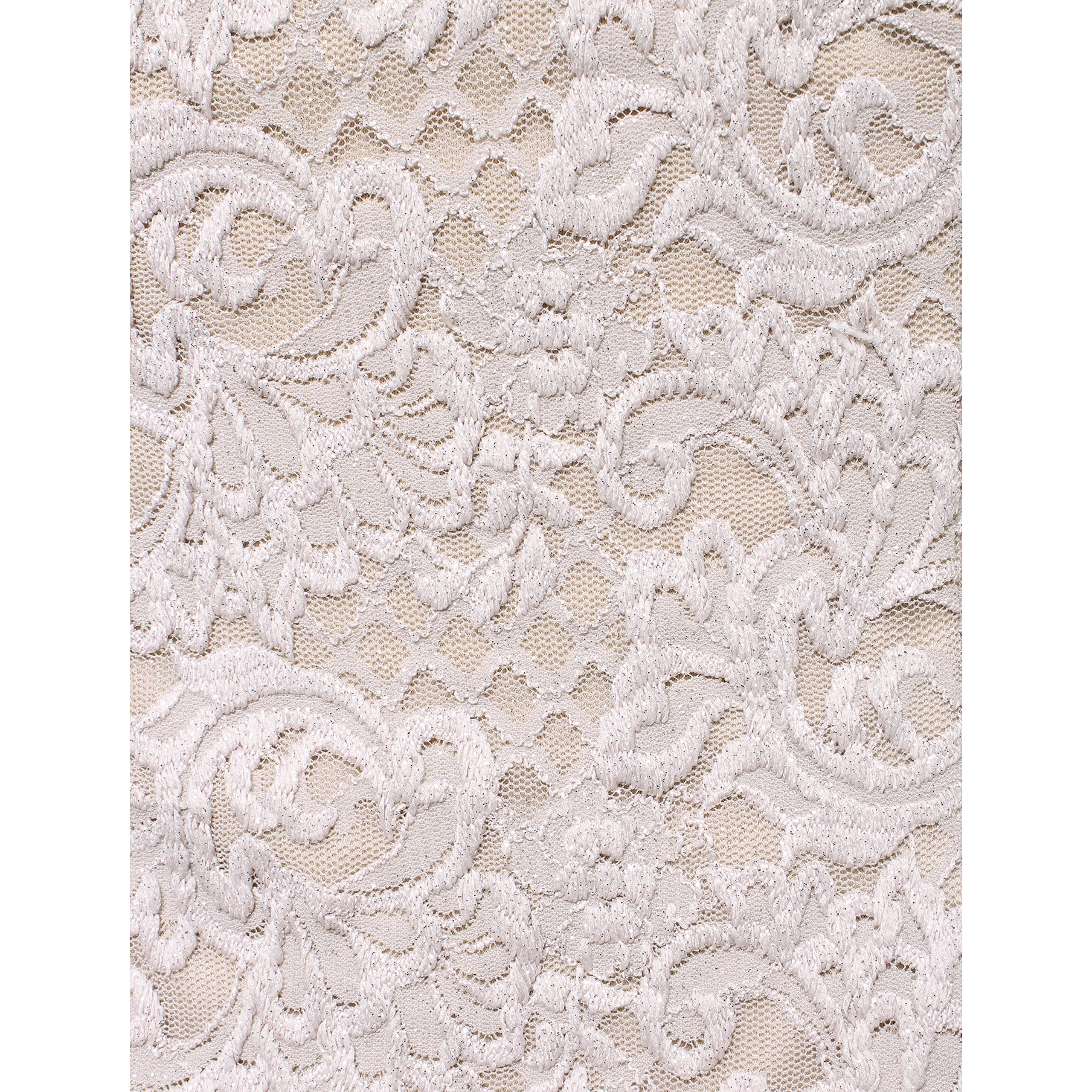 Alex Evenings Women's Tea Length Formal Dress for Weddings & Special Occasions | Petite & Regular Sizes | Taupe Buttonless Jacket | Size 10 | Perfect for Bridal Showers, Cocktail Parties & Evening Events