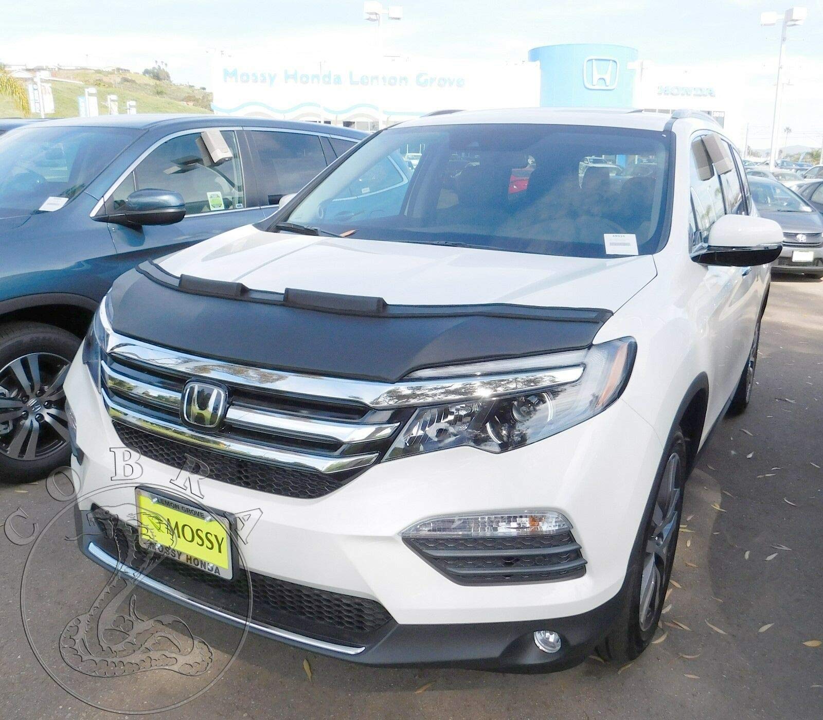 Premium Car Hood Bra Cover for Honda Pilot & Ridgeline (2016-2020 Models) - UV Protection & Paint Shield for Road Trips & Daily Commuting
