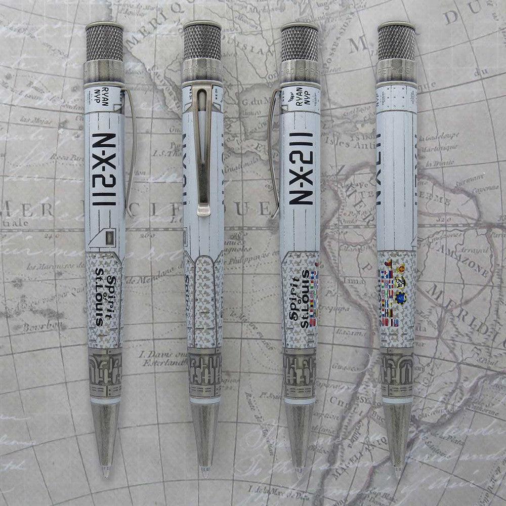 Retro 51 Rollerball Pen - Smithsonian Spirit of St. Louis Limited Numbered Edition (2023) | Vintage-Inspired Writing Instrument for Collectors & Aviation Enthusiasts