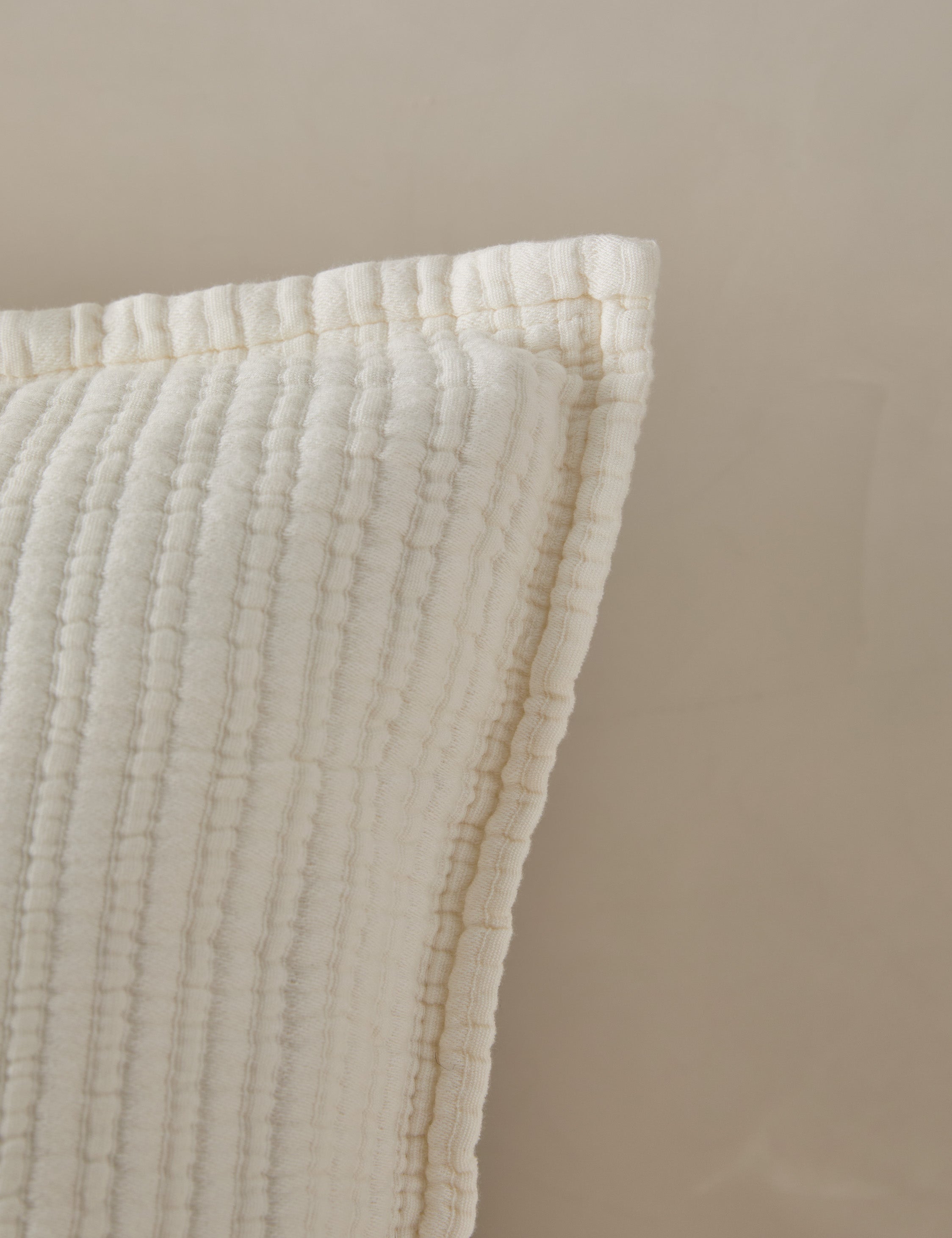 Pom Pom at Home Chatham Cotton Matelasse Sham - Luxury Bedding for Master Bedroom & Guest Room Decor