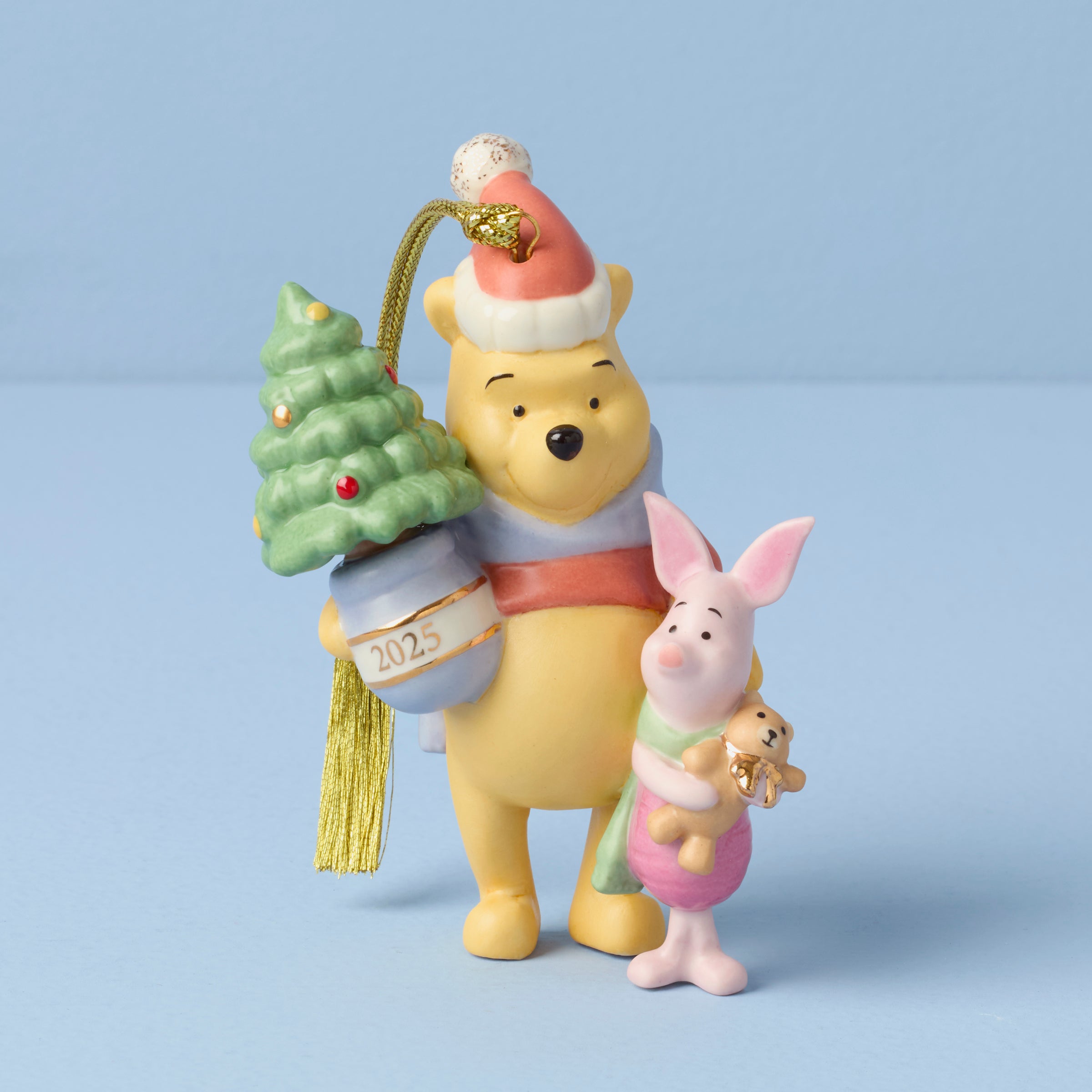 2025 Winnie The Pooh & Piglet Christmas Ornament - Cute Disney Collectible for Tree Decor, Gift Giving & Holiday Home Decoration