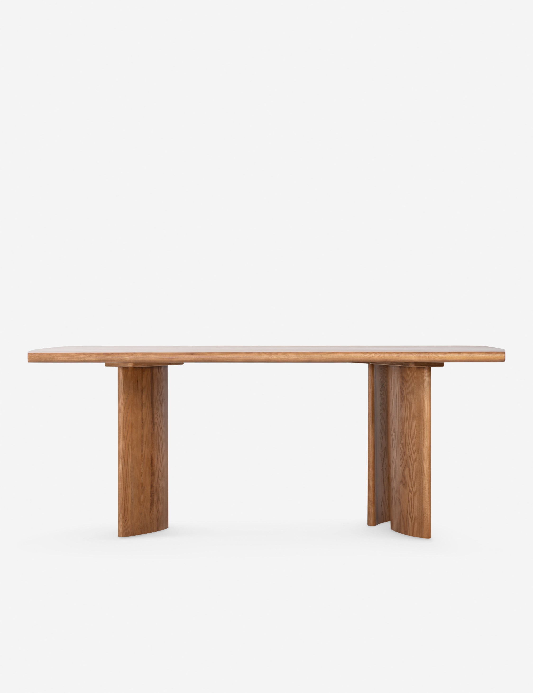 Sun at Six Crest Dining Table - Solid Wood Modern Farmhouse Table for Dining Room, Kitchen, or Entertaining