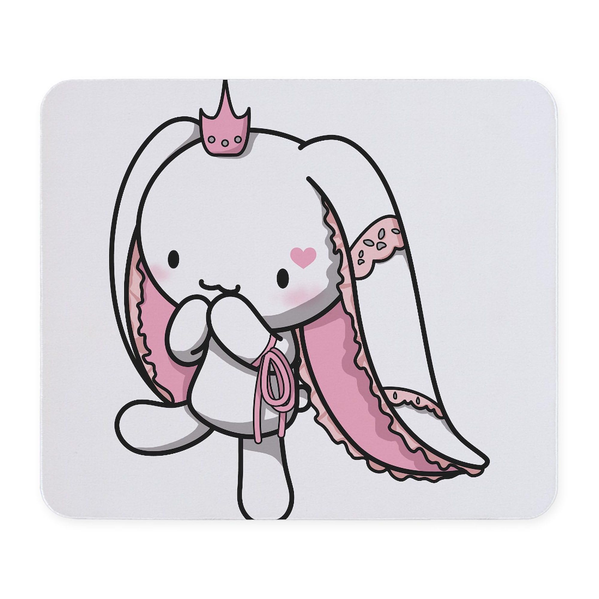 Princess of Hearts Non-Slip Rubber Gaming Mouse Pad - Perfect for PC, Laptop & Office Workstations | Cute Royal Design for Gamers & Computer Users