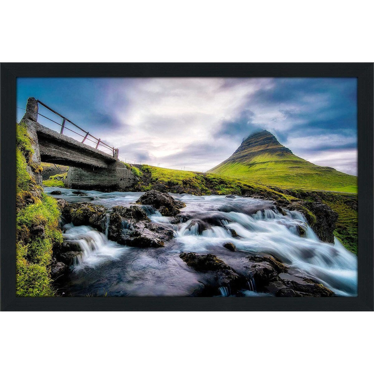 Stunning Kirkjufellfoss Iceland Landscape Print on Acrylic - Perfect for Living Room, Office or Gift