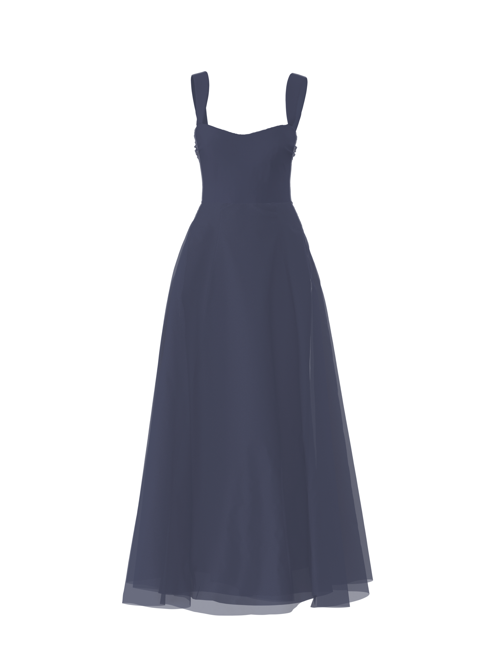 Alexis Bodice & Cerisa Skirt Set in Blue Steel - Perfect for Parties, Weddings, and Special Occasions