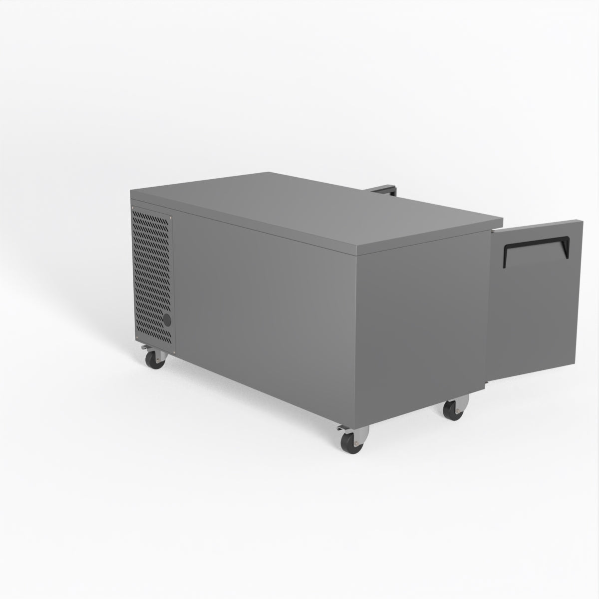 Commercial Under Counter Refrigerator - 2 Door Stainless Steel Worktop Fridge, 800mm Depth - Ideal for Restaurants, Cafes, and Commercial Kitchens