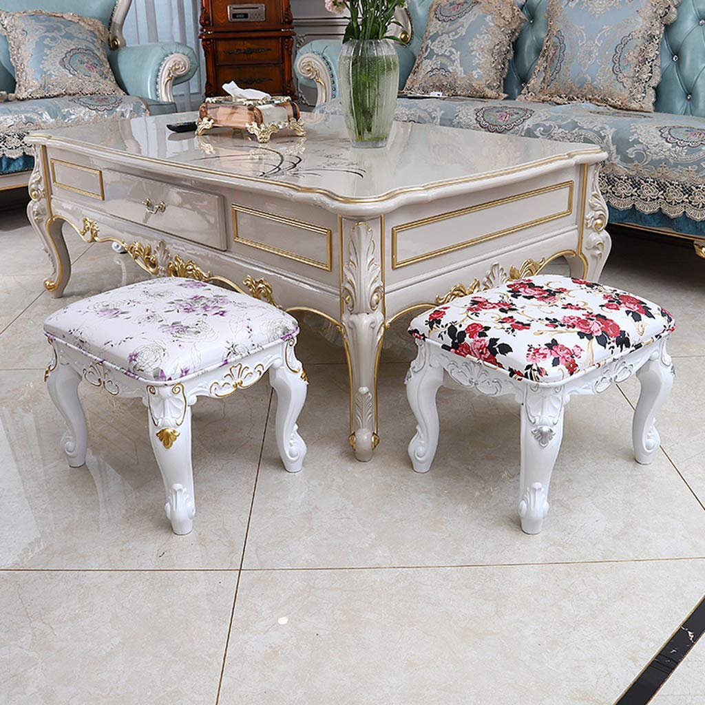 zyifan Vanity Stool with Padded Seat & ABS Legs - Makeup Dressing Stool, Piano Bench for Bedroom - Easy Assembly - Perfect for Makeup Vanity, Dressing Room & Bedroom Decor