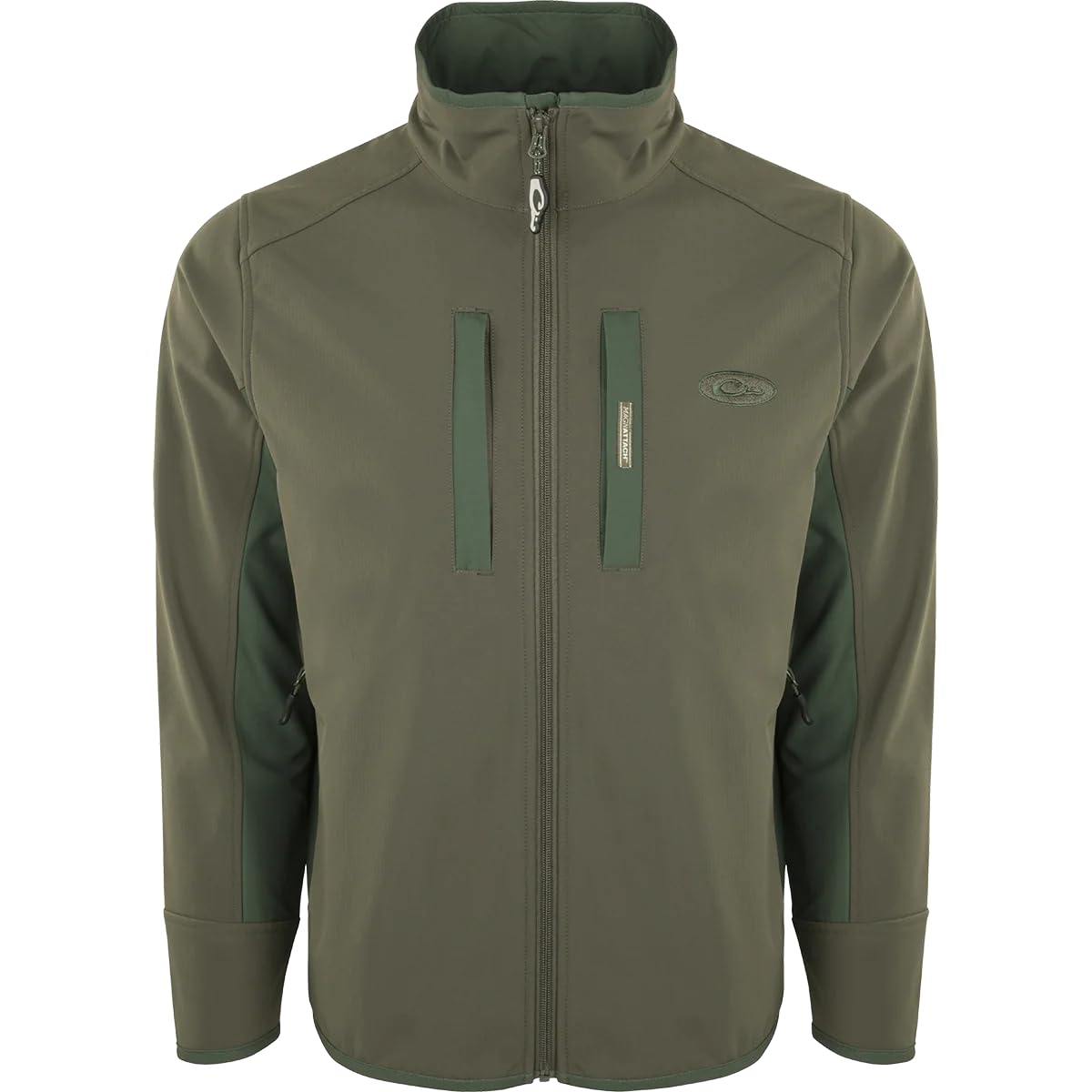 Drake Waterfowl Men's Windproof Waterproof Hunting Jacket - Charcoal Black XXL - Lightweight Insulated Outdoor Coat for Cold Weather Hunting & Fishing