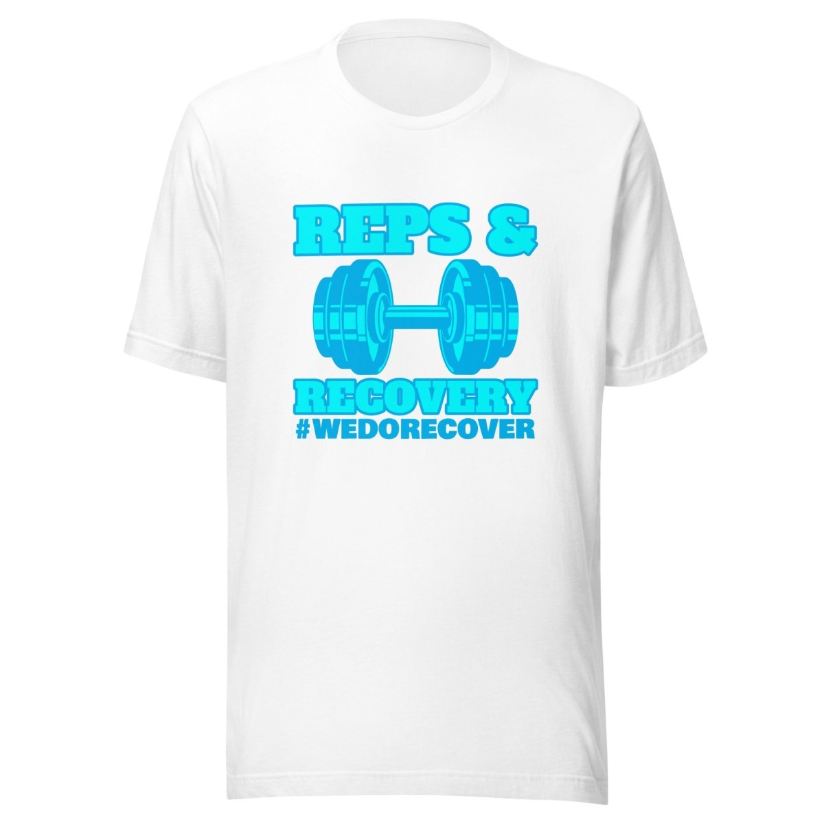 Unisex Reps & Recovery T-Shirt - #WeDoRecover - Comfortable Workout & Gym Apparel for Fitness Enthusiasts