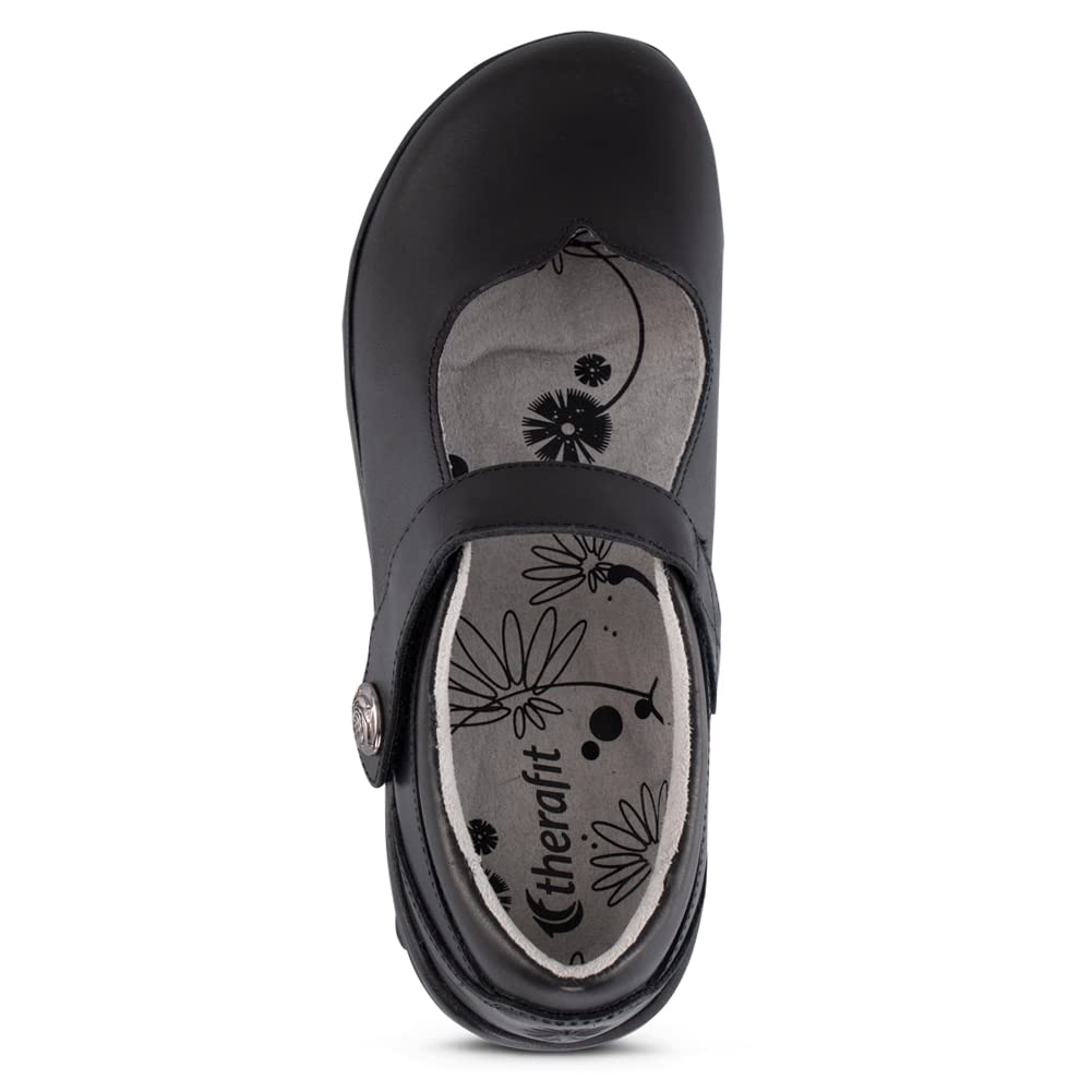 Melissa Women's Slip-Resistant Mary Jane Clog - Comfort Shoes for Plantar Fasciitis & Foot Pain Relief - Perfect for Nurses, Teachers & Healthcare Workers