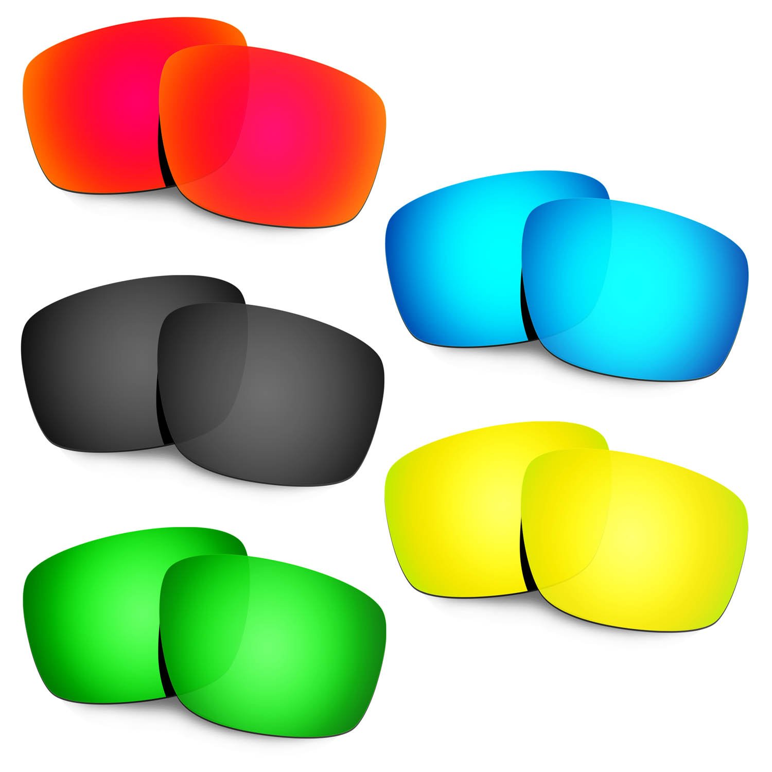 HKUCO Replacement Lenses for Oakley Mainlink Sunglasses - Polarized UV Protection Lens for Men - Perfect for Driving, Cycling & Outdoor Sports