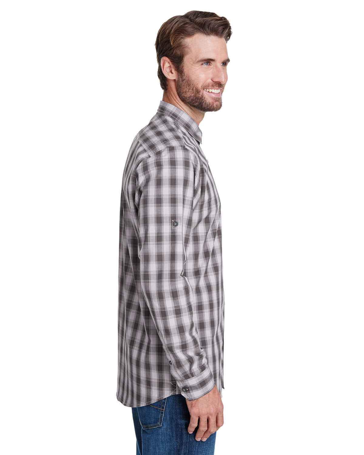 Reprime RP250 Men's Mulligan Check Long Sleeve Cotton Shirt - Artisan Collection | Classic Plaid Button Down for Casual Wear & Office Style