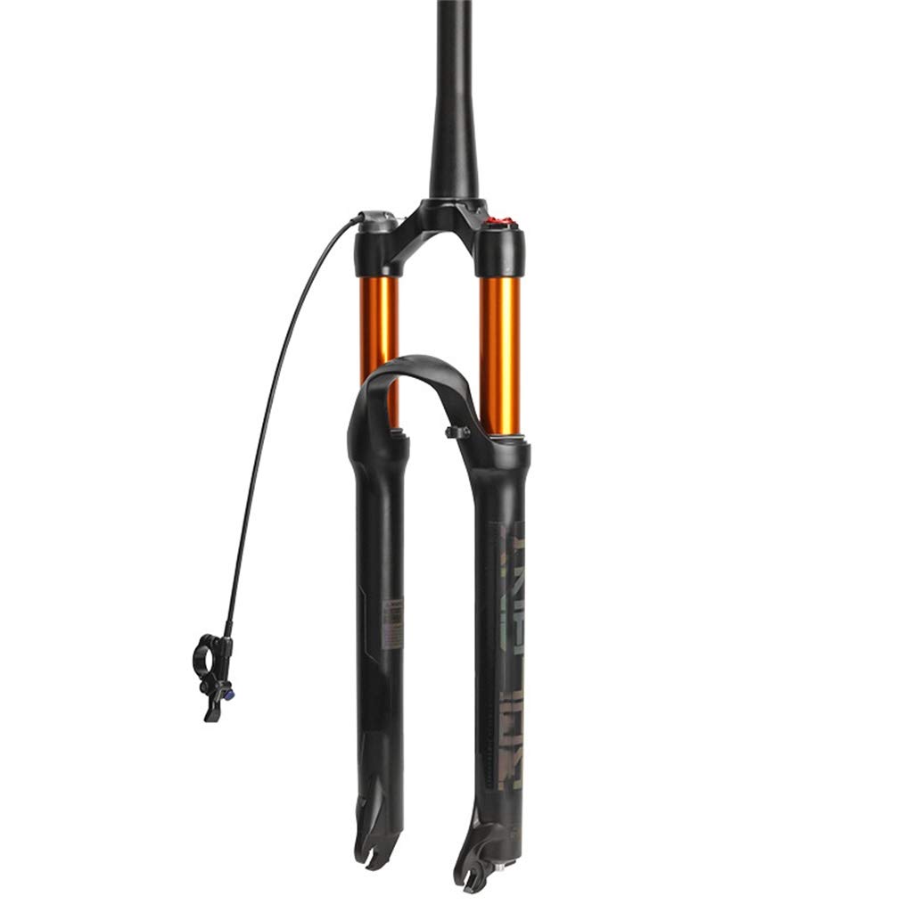 **Mountain Bike Suspension Fork - 26/27.5/29 Inch Magnesium Alloy Shock Absorber Front Fork for Off-Road & Trail Riding**