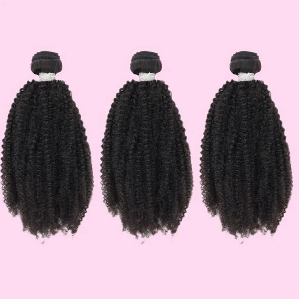 Brazilian Afro Kinky Curly Hair Bundles 12