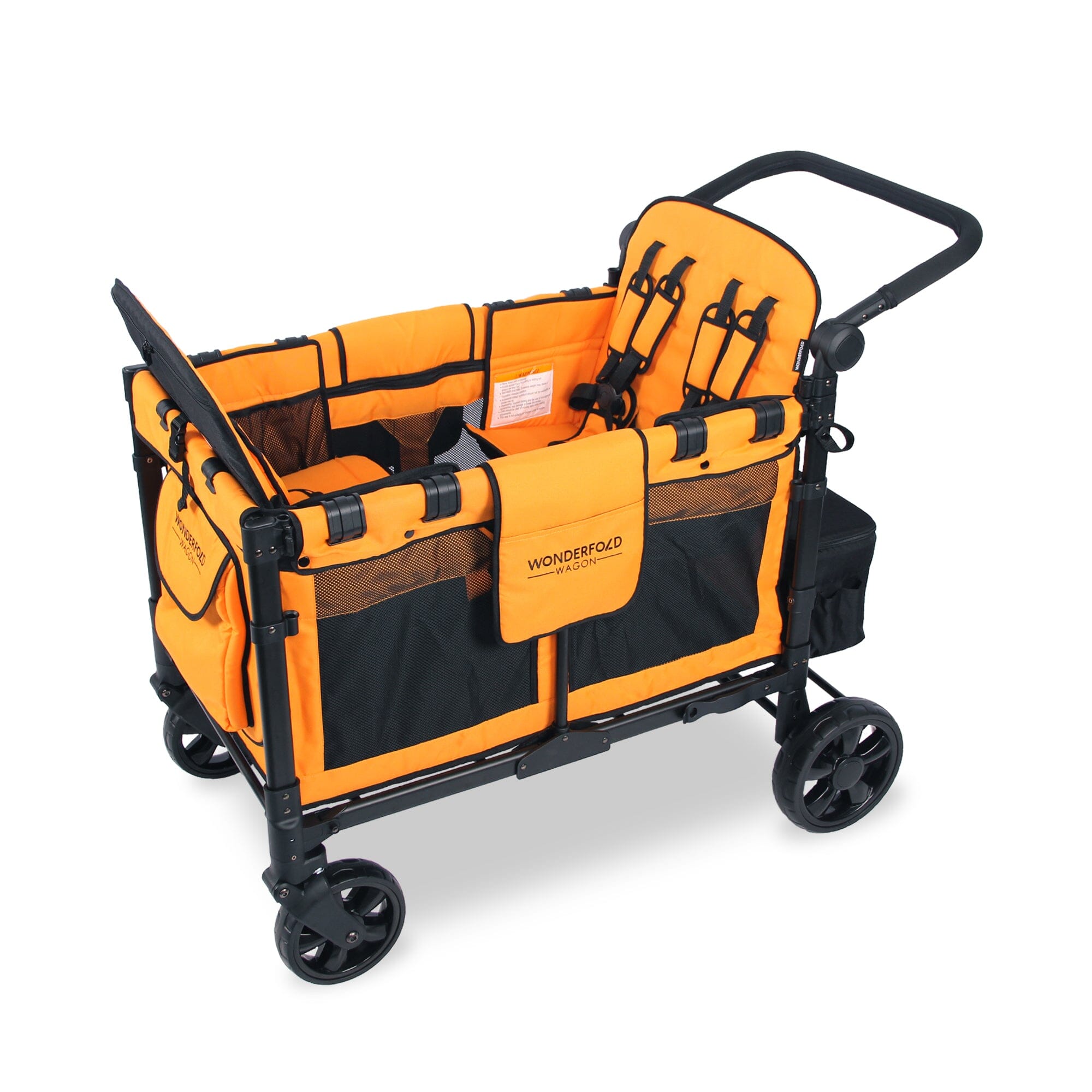 WonderFold W4 Elite 4-in-1 Stroller Wagon - All-Terrain Baby Stroller & Utility Wagon for Beach, Park, and Shopping Trips