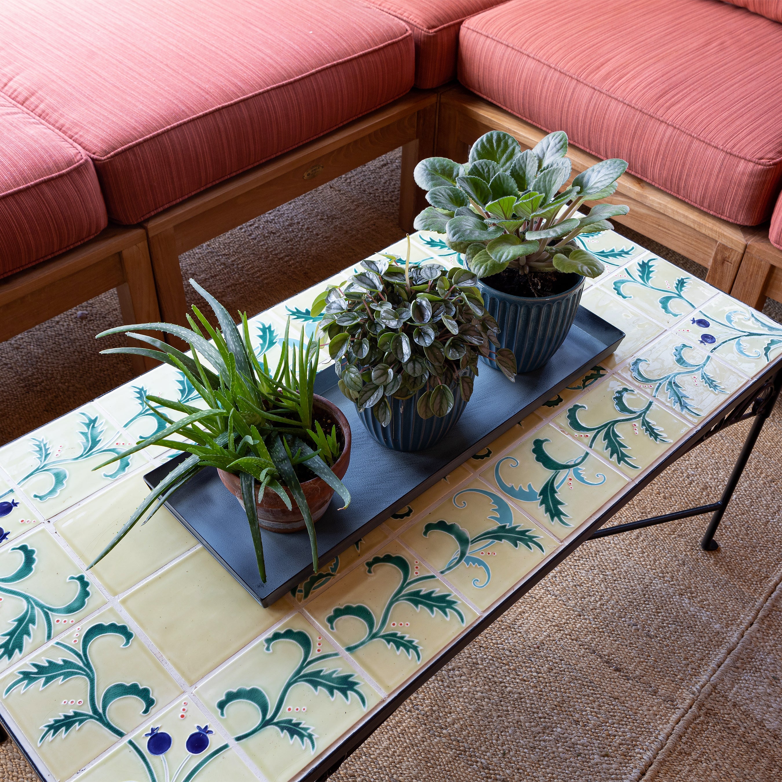 Medium Flower Box Tray Set of 2 - Rustic Wooden Planter Box for Indoor/Outdoor Decor - Perfect for Windowsill, Table Centerpiece, or Garden Display by Achla Designs