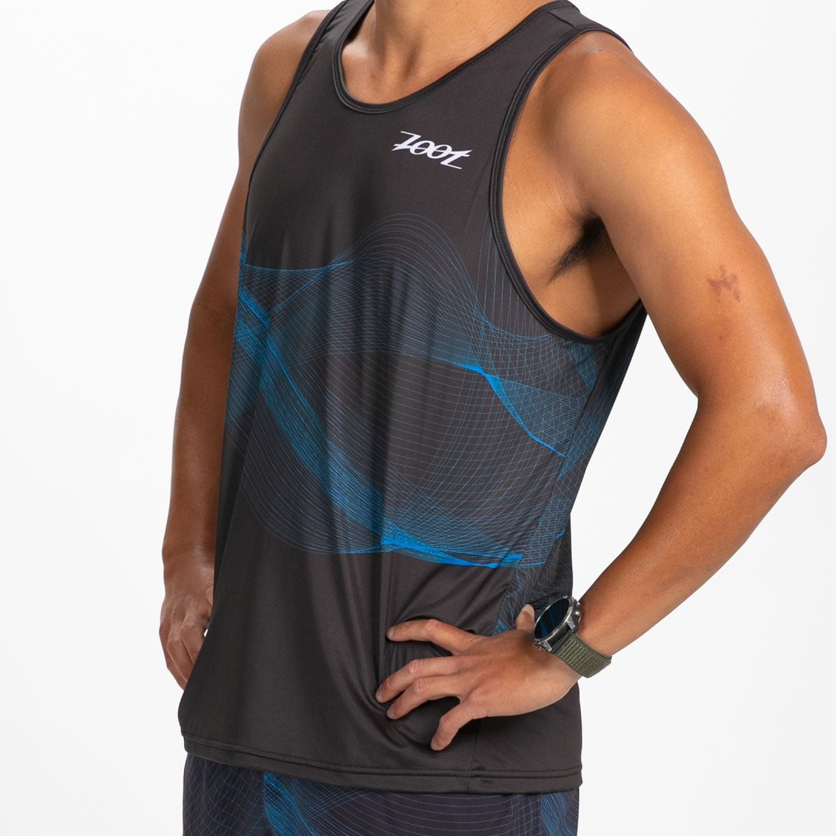 Men's Limited Edition Running Singlet - Vanish - Lightweight & Breathable for Marathon Training & Workouts