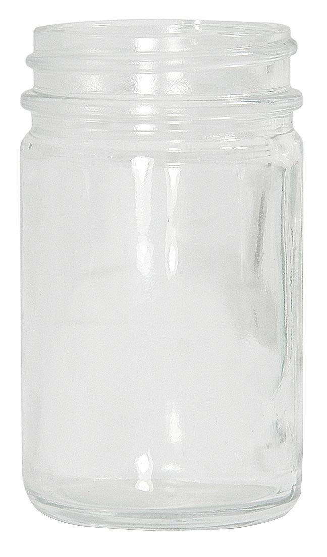 Clear Composite Test Jar with 43-400 Neck Finish, 2.5 oz (Pack of 180) - Ideal for Laboratory, Chemical Storage & Cosmetic Sample Testing