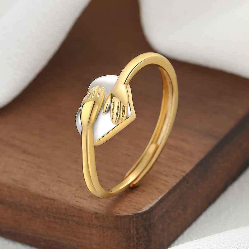 Romantic Heart Shaped Ring for Women - Elegant Valentine's Day Gift for Her - Perfect for Anniversaries, Proposals & Couple Jewelry