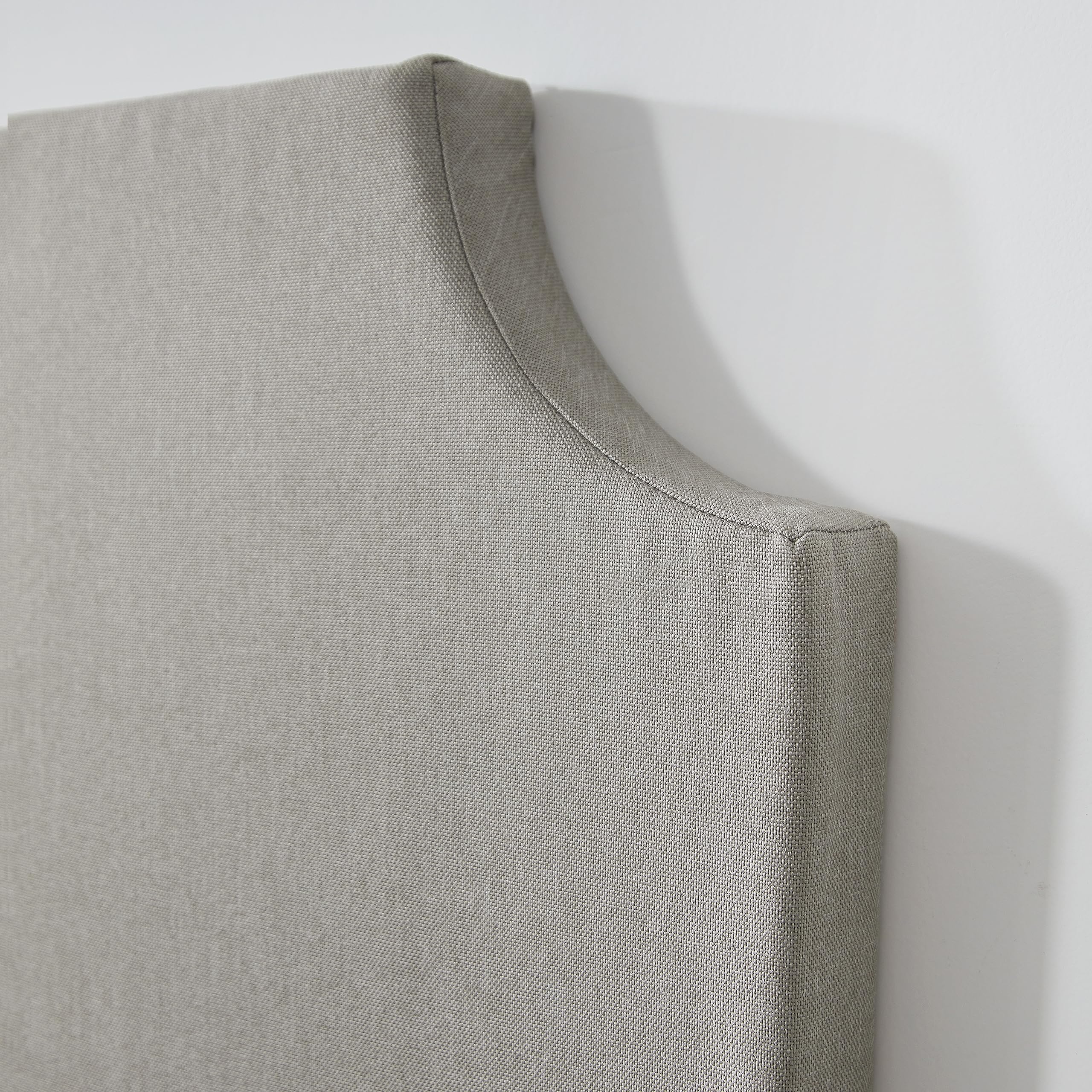 DormCo DIY Headboard for College Dorm Beds - Linen Fabric Upholstered Headboard with Sturdy Legs - Perfect for Dorm Rooms, Apartments & Home Decor