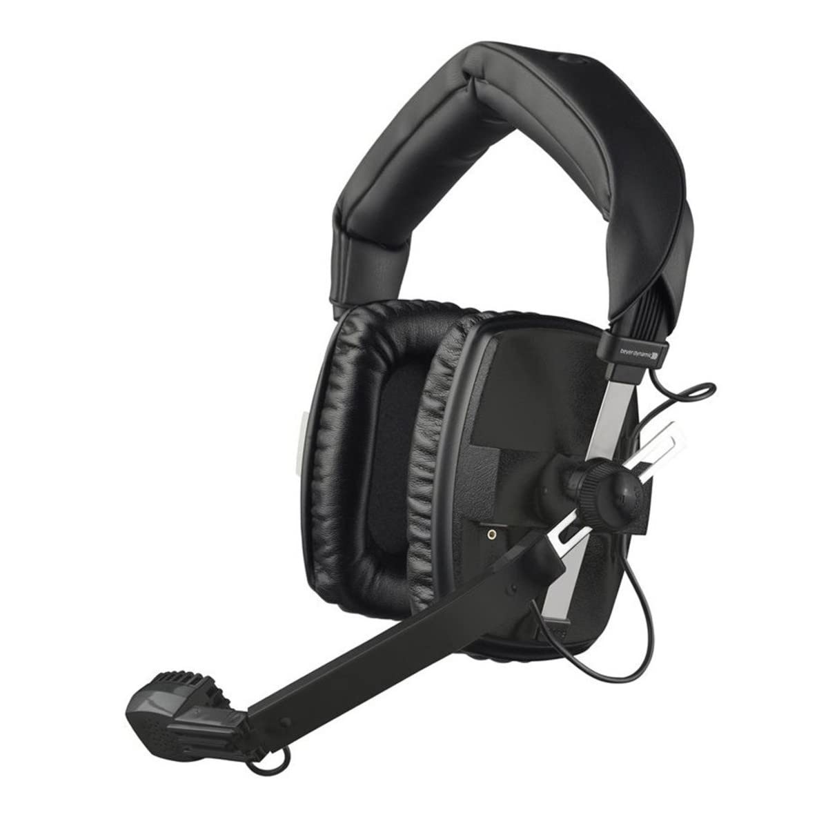 Beyerdynamic DT-109-200-50-BLACK Professional Closed-Back Headphones with Dynamic Hypercardioid Microphone, 50 Ohm Impedance, Black - Perfect for Podcasting, Studio Recording & Live Streaming