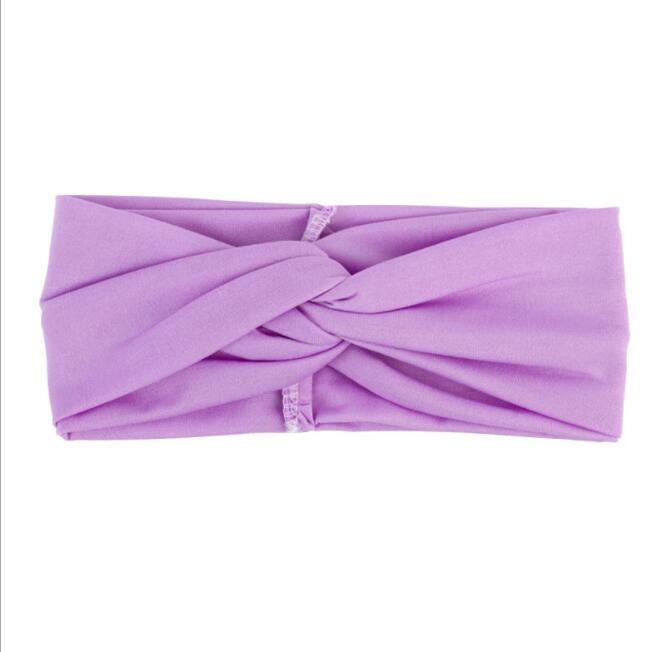Women's Elastic Twist Turban Headband - Soft Stretchy Yoga Headwrap for Sports, Workouts & Everyday Style - Hair Accessories for Women & Girls